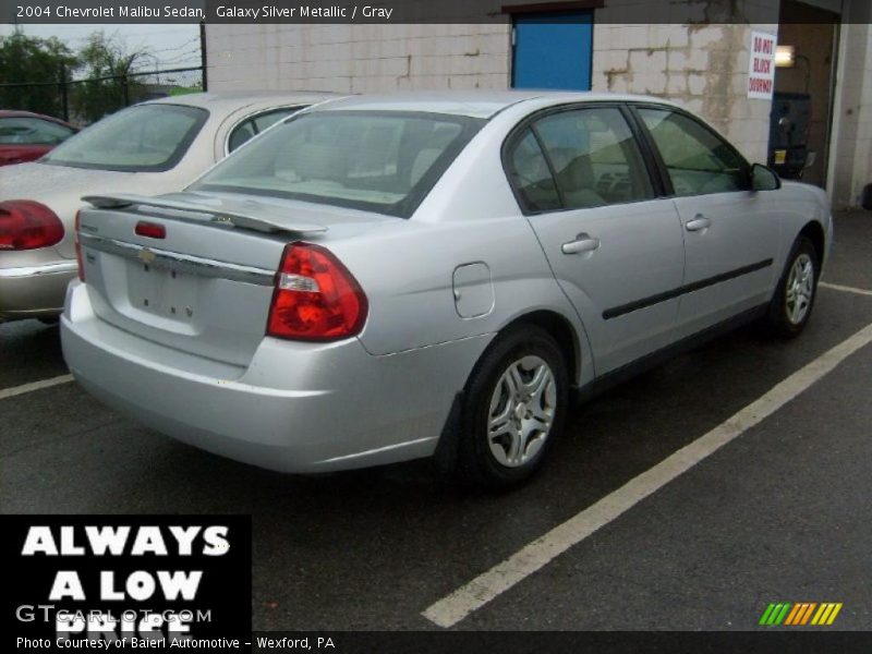 Galaxy Silver Metallic / Gray 2004 Chevrolet Malibu Sedan