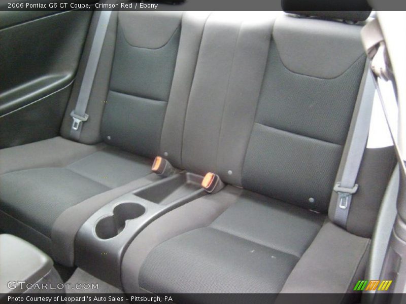 Crimson Red / Ebony 2006 Pontiac G6 GT Coupe