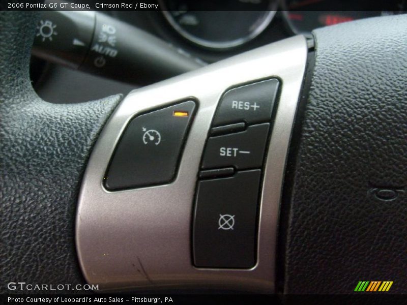 Crimson Red / Ebony 2006 Pontiac G6 GT Coupe