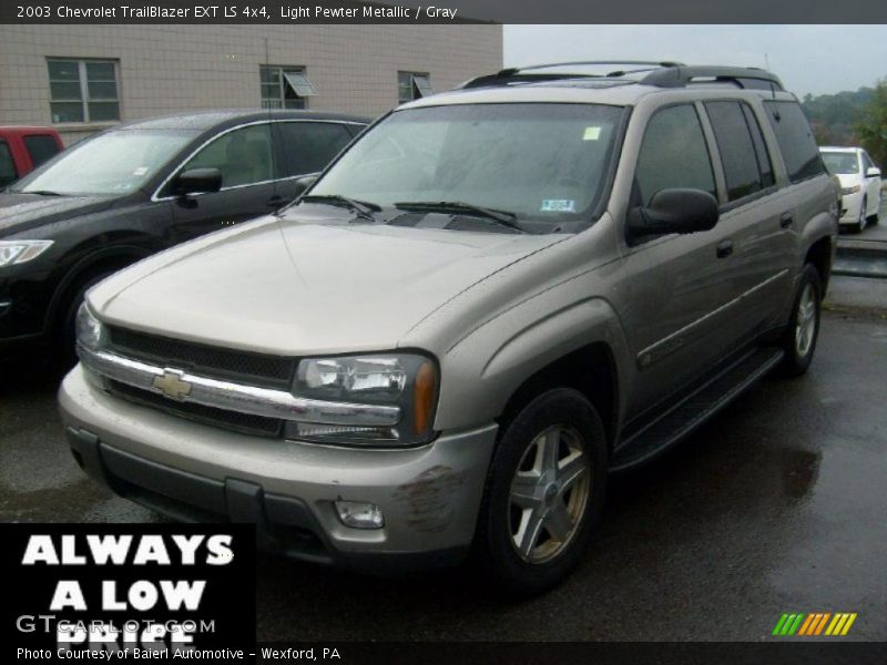 Light Pewter Metallic / Gray 2003 Chevrolet TrailBlazer EXT LS 4x4