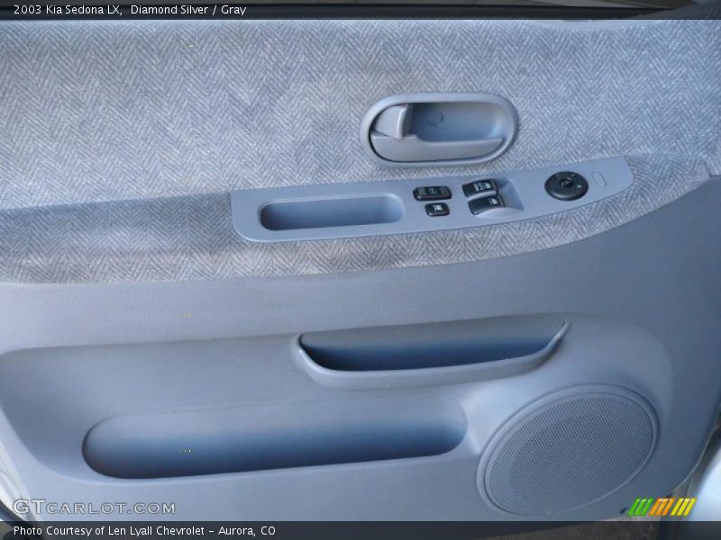 Diamond Silver / Gray 2003 Kia Sedona LX