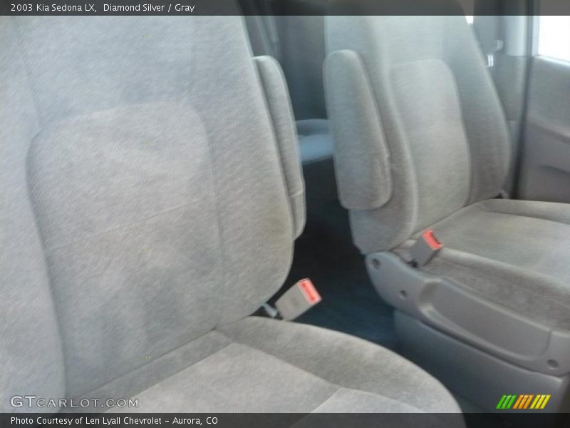 Diamond Silver / Gray 2003 Kia Sedona LX