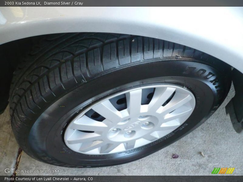 Diamond Silver / Gray 2003 Kia Sedona LX