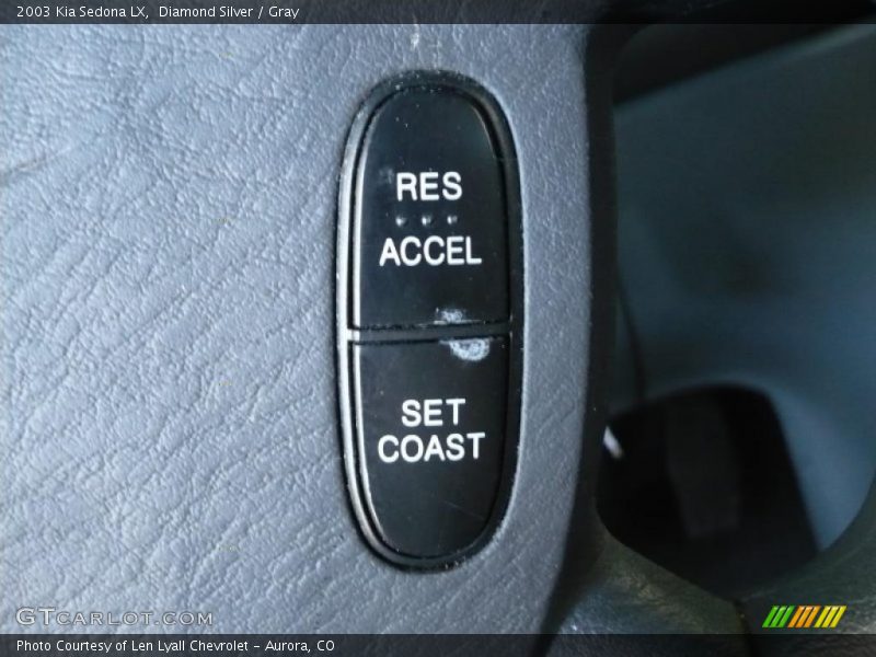 Diamond Silver / Gray 2003 Kia Sedona LX