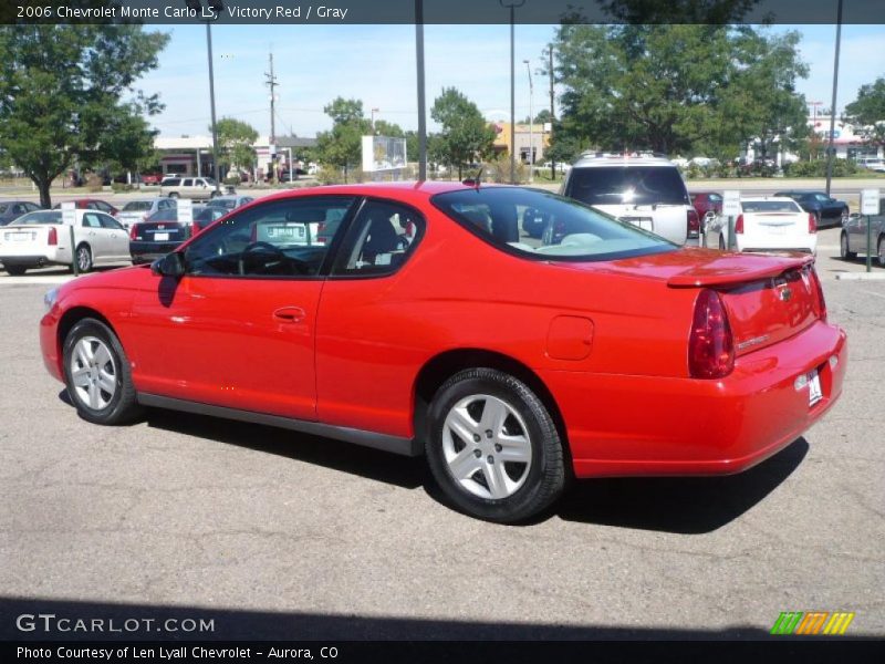 Victory Red / Gray 2006 Chevrolet Monte Carlo LS