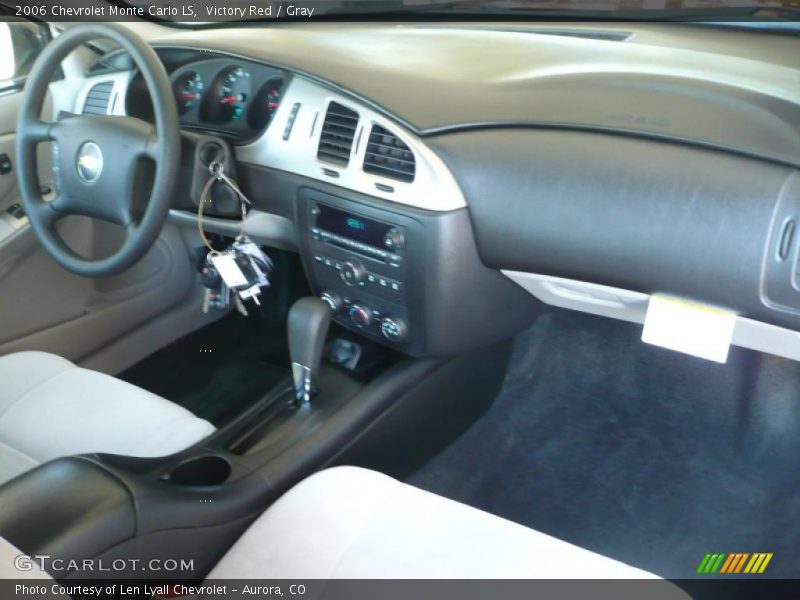 Victory Red / Gray 2006 Chevrolet Monte Carlo LS