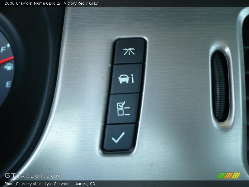 Victory Red / Gray 2006 Chevrolet Monte Carlo LS