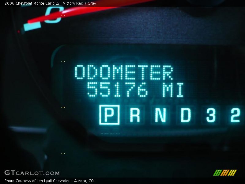 Victory Red / Gray 2006 Chevrolet Monte Carlo LS
