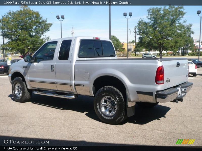 Silver Metallic / Medium Graphite 1999 Ford F250 Super Duty XLT Extended Cab 4x4