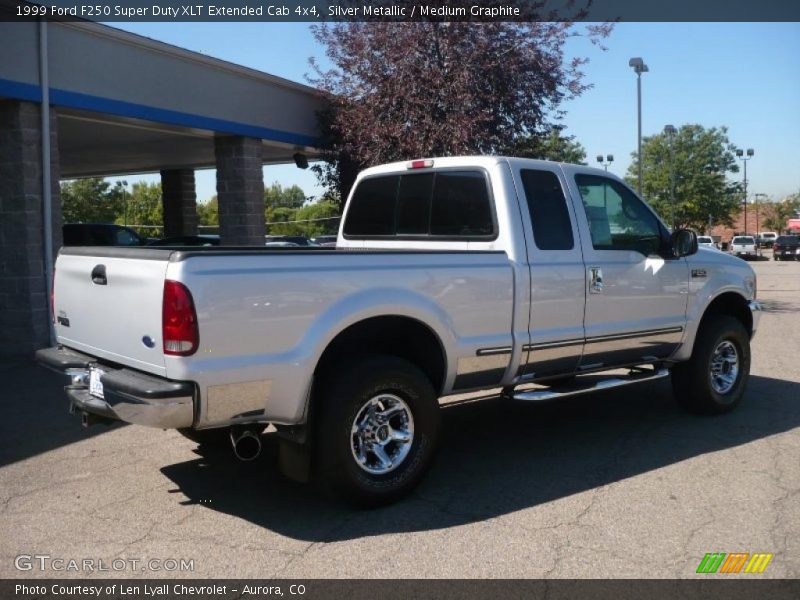 Silver Metallic / Medium Graphite 1999 Ford F250 Super Duty XLT Extended Cab 4x4