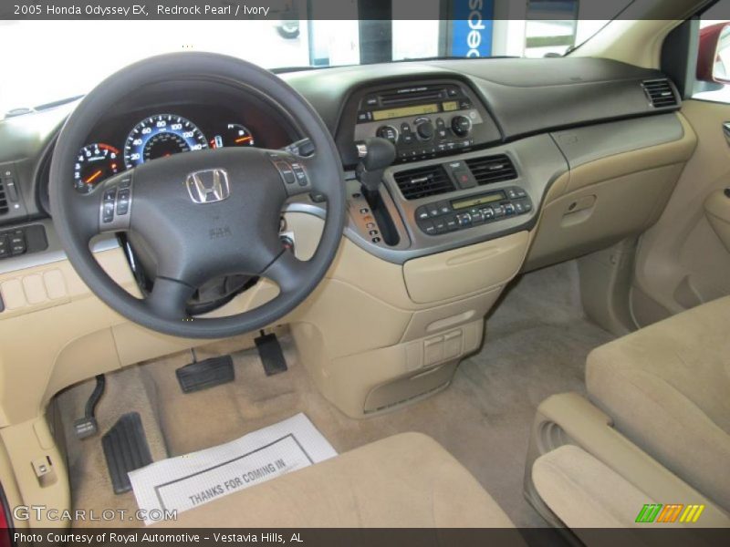 Redrock Pearl / Ivory 2005 Honda Odyssey EX