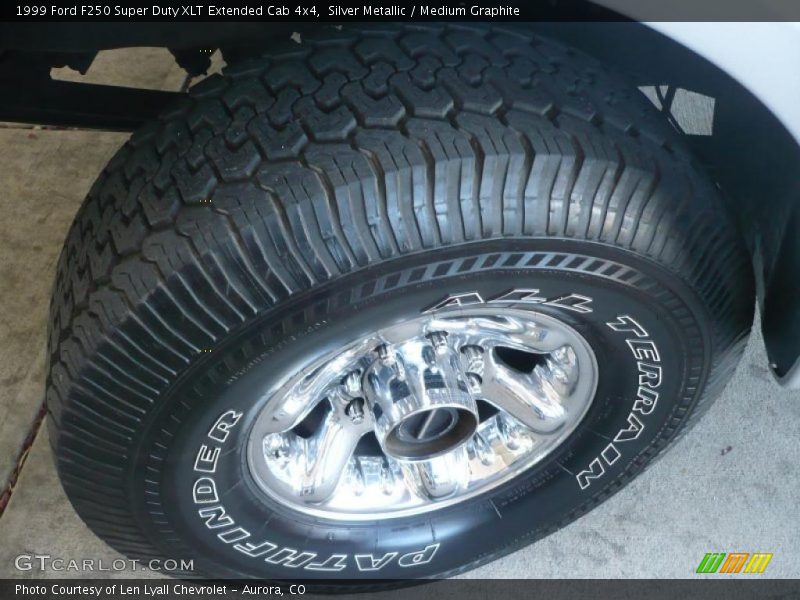 Silver Metallic / Medium Graphite 1999 Ford F250 Super Duty XLT Extended Cab 4x4