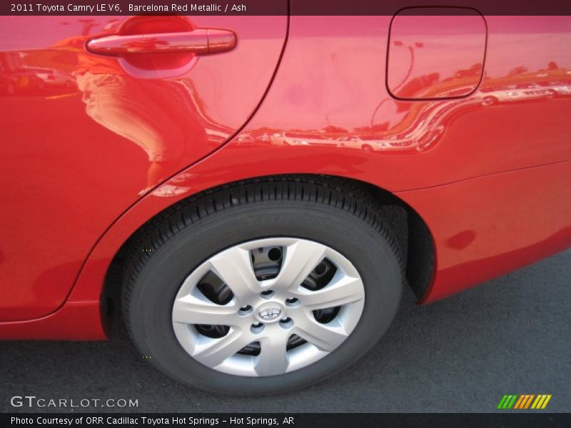 Barcelona Red Metallic / Ash 2011 Toyota Camry LE V6