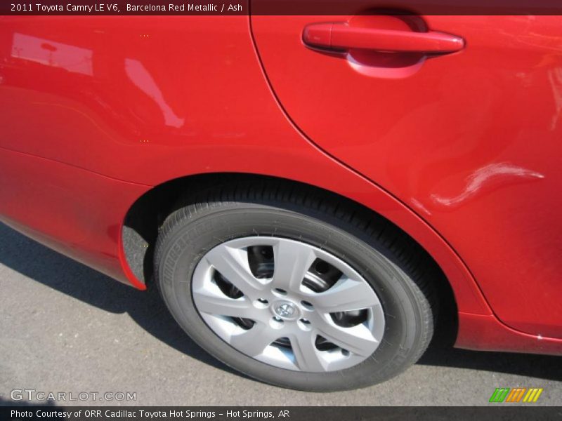 Barcelona Red Metallic / Ash 2011 Toyota Camry LE V6