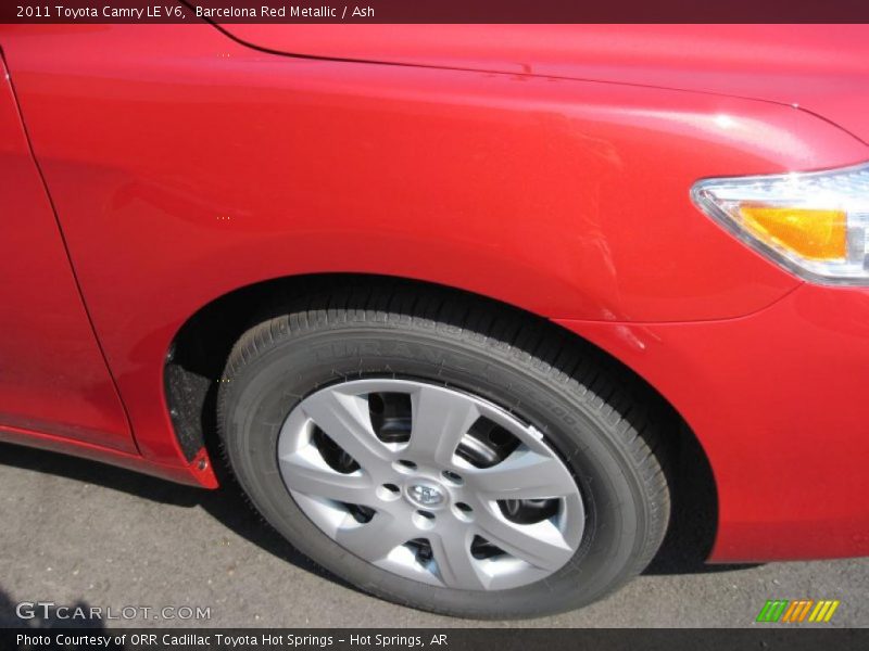 Barcelona Red Metallic / Ash 2011 Toyota Camry LE V6