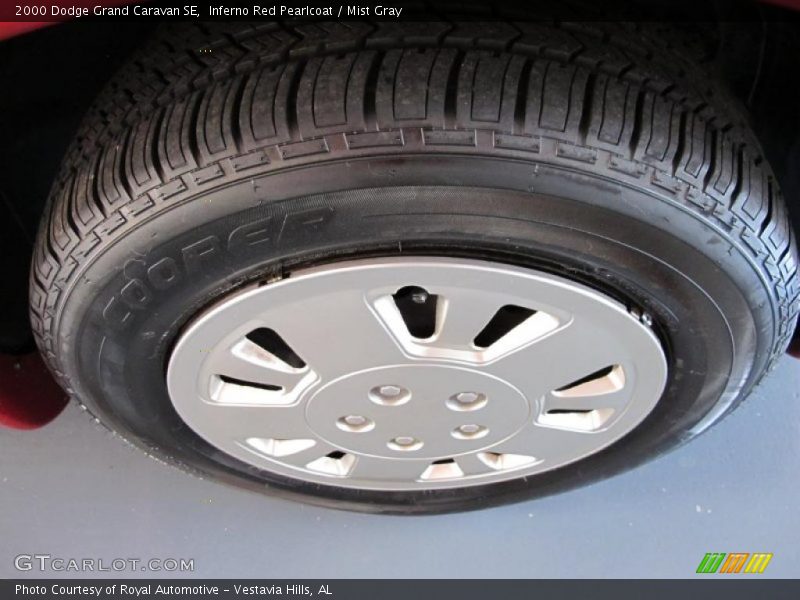 Inferno Red Pearlcoat / Mist Gray 2000 Dodge Grand Caravan SE