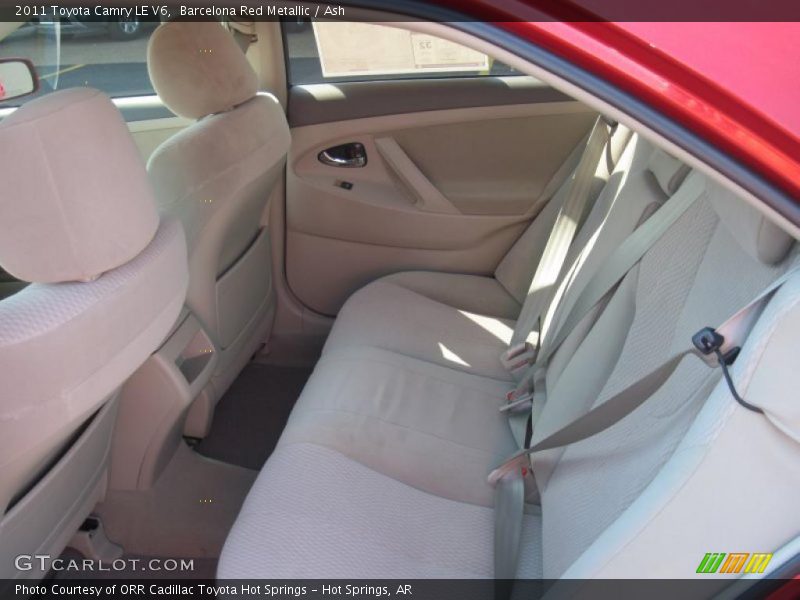 Barcelona Red Metallic / Ash 2011 Toyota Camry LE V6
