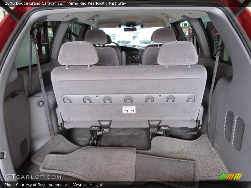Inferno Red Pearlcoat / Mist Gray 2000 Dodge Grand Caravan SE