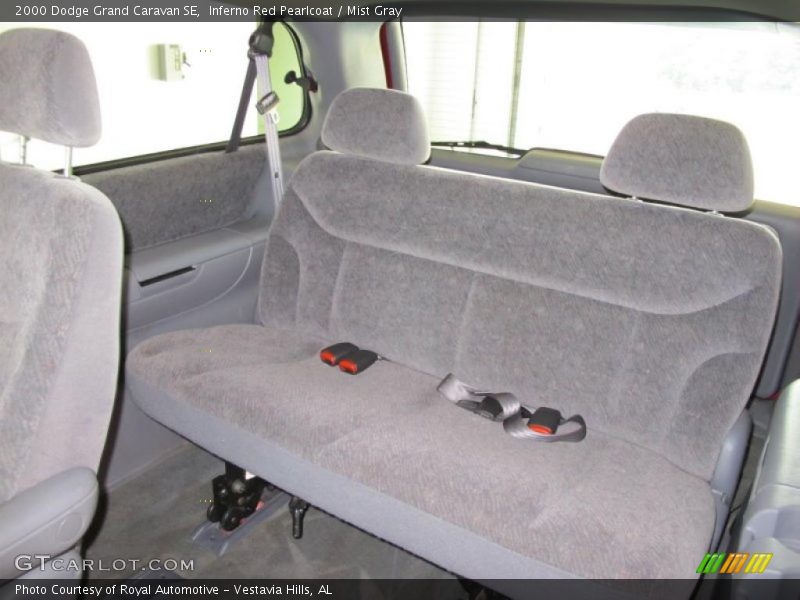 Inferno Red Pearlcoat / Mist Gray 2000 Dodge Grand Caravan SE