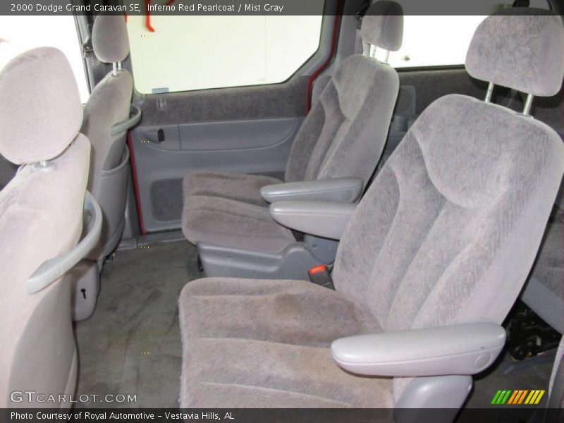 Inferno Red Pearlcoat / Mist Gray 2000 Dodge Grand Caravan SE