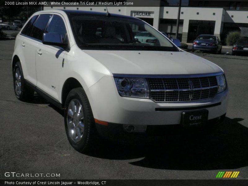 White Chocolate Tri Coat / Medium Light Stone 2008 Lincoln MKX AWD