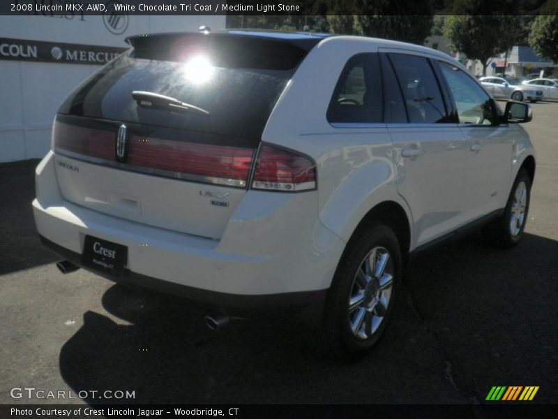 White Chocolate Tri Coat / Medium Light Stone 2008 Lincoln MKX AWD