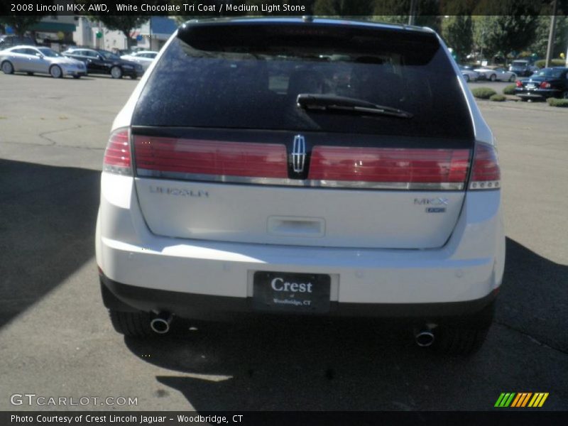 White Chocolate Tri Coat / Medium Light Stone 2008 Lincoln MKX AWD