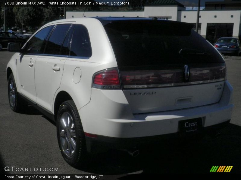White Chocolate Tri Coat / Medium Light Stone 2008 Lincoln MKX AWD