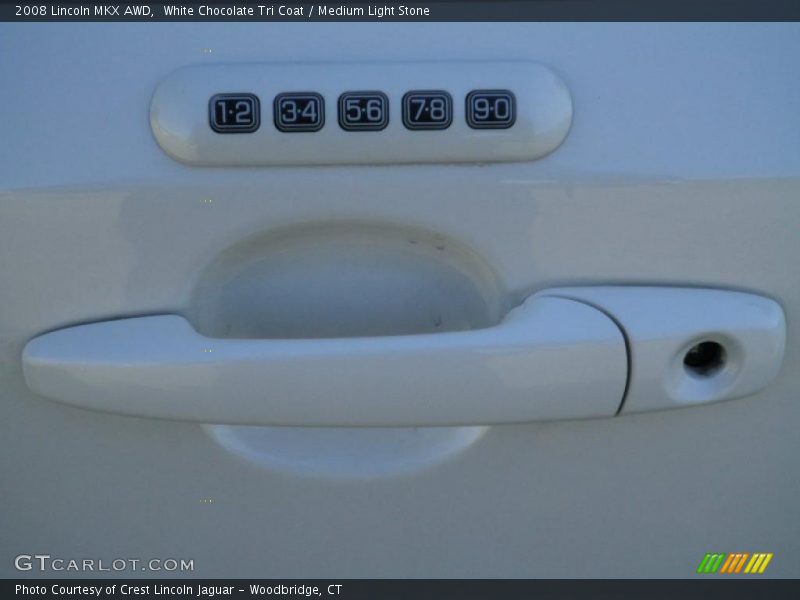 White Chocolate Tri Coat / Medium Light Stone 2008 Lincoln MKX AWD