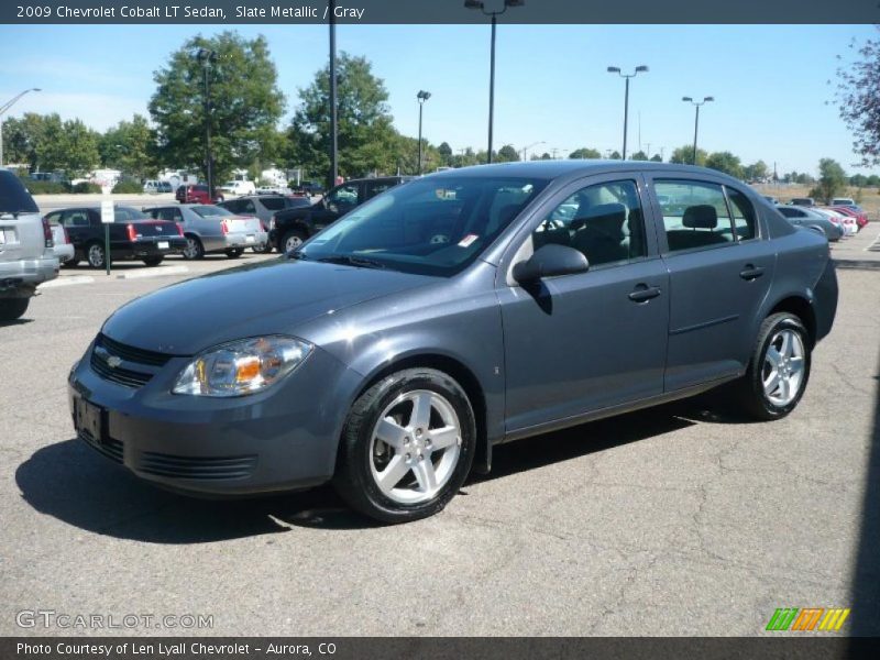 Slate Metallic / Gray 2009 Chevrolet Cobalt LT Sedan