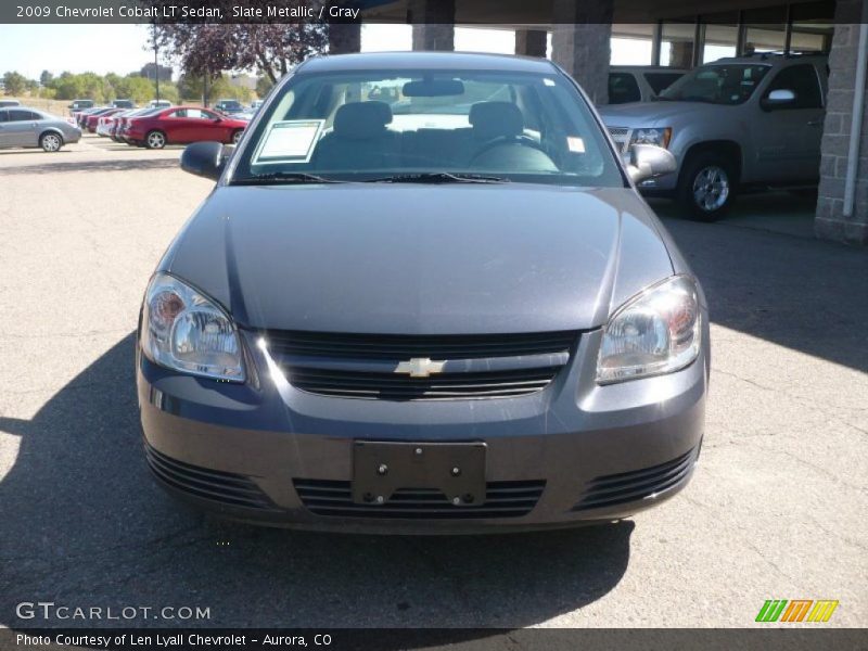 Slate Metallic / Gray 2009 Chevrolet Cobalt LT Sedan