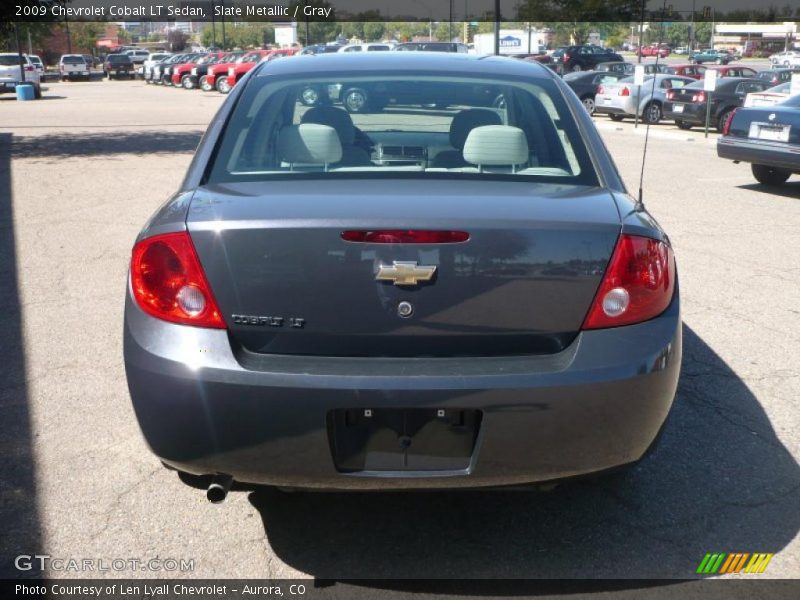 Slate Metallic / Gray 2009 Chevrolet Cobalt LT Sedan