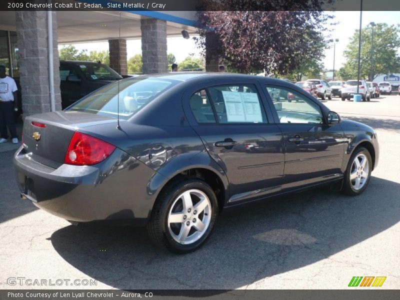 Slate Metallic / Gray 2009 Chevrolet Cobalt LT Sedan