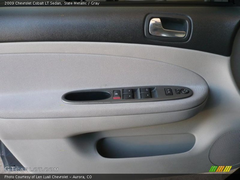 Slate Metallic / Gray 2009 Chevrolet Cobalt LT Sedan