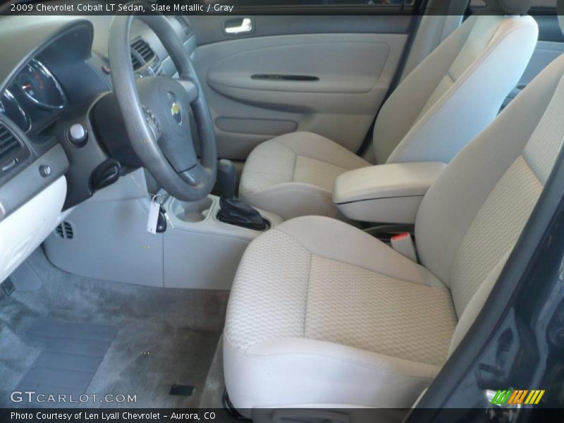 Slate Metallic / Gray 2009 Chevrolet Cobalt LT Sedan