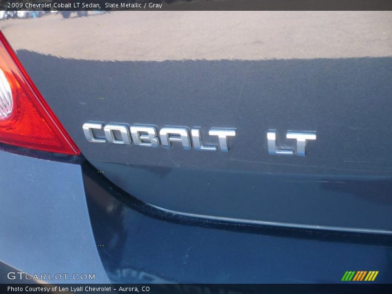 Slate Metallic / Gray 2009 Chevrolet Cobalt LT Sedan