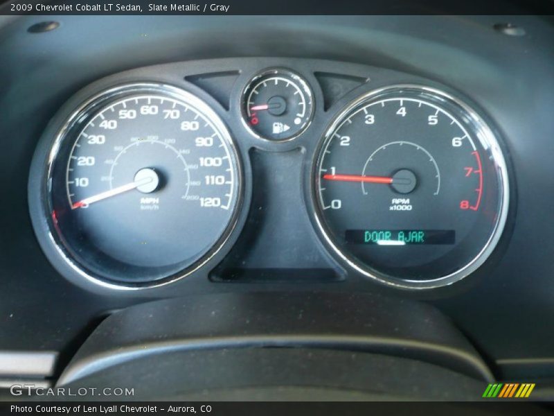 Slate Metallic / Gray 2009 Chevrolet Cobalt LT Sedan