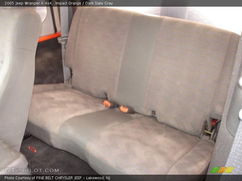 Impact Orange / Dark Slate Gray 2005 Jeep Wrangler X 4x4