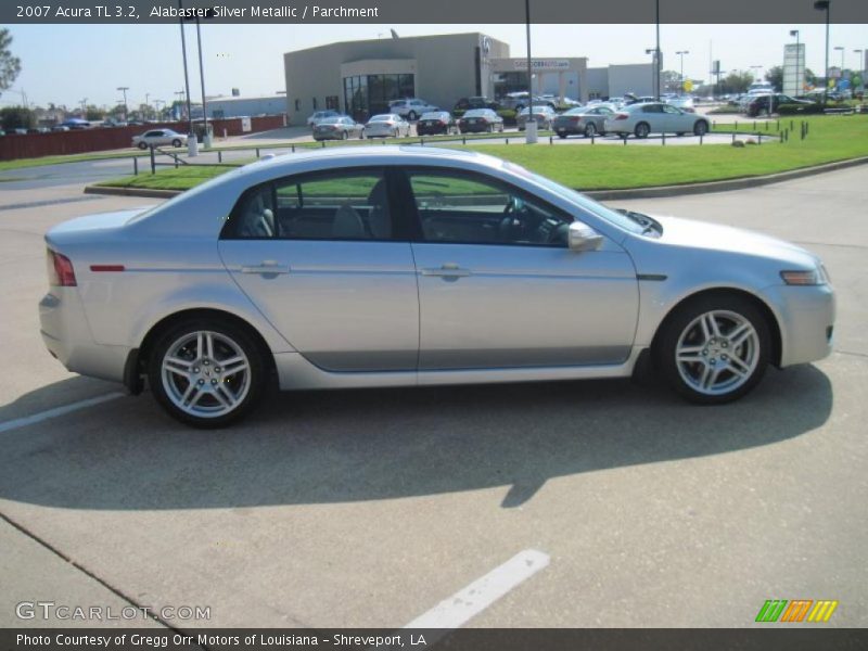 Alabaster Silver Metallic / Parchment 2007 Acura TL 3.2