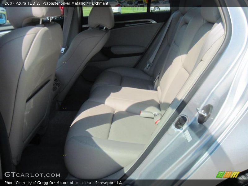 Alabaster Silver Metallic / Parchment 2007 Acura TL 3.2