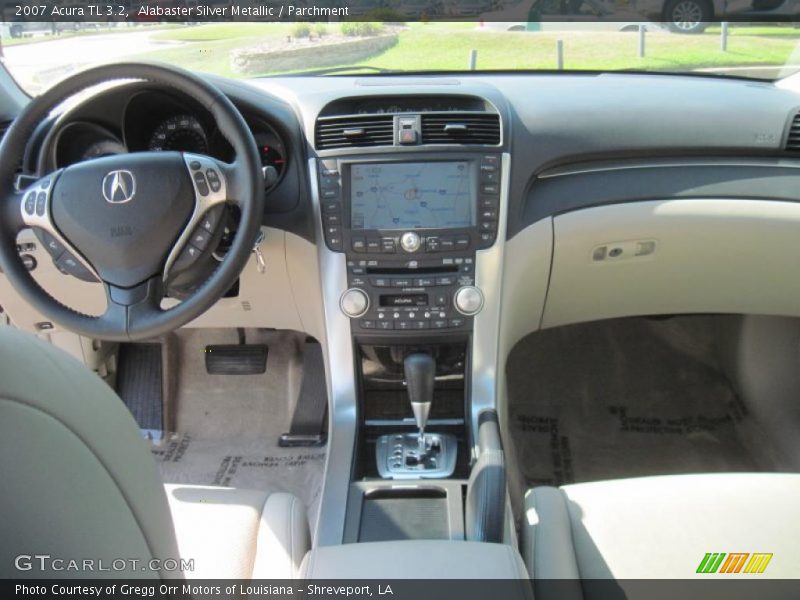 Alabaster Silver Metallic / Parchment 2007 Acura TL 3.2