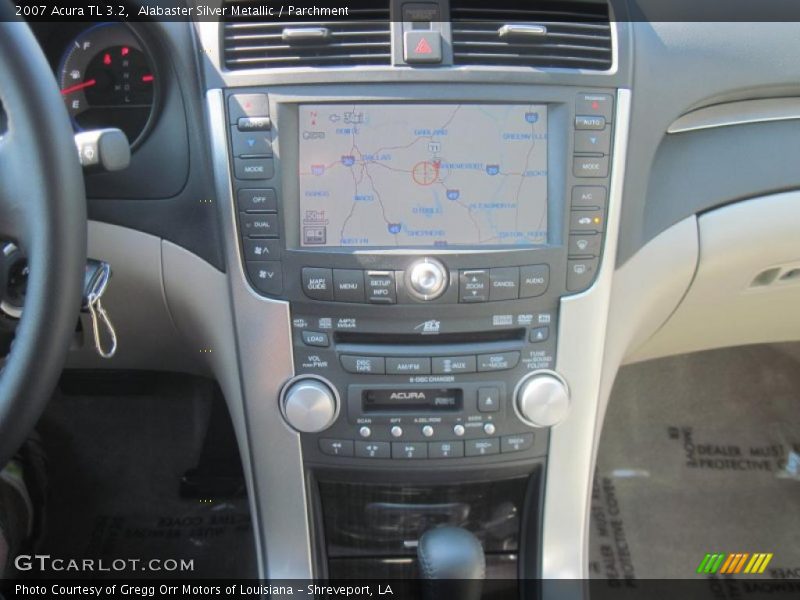 Alabaster Silver Metallic / Parchment 2007 Acura TL 3.2