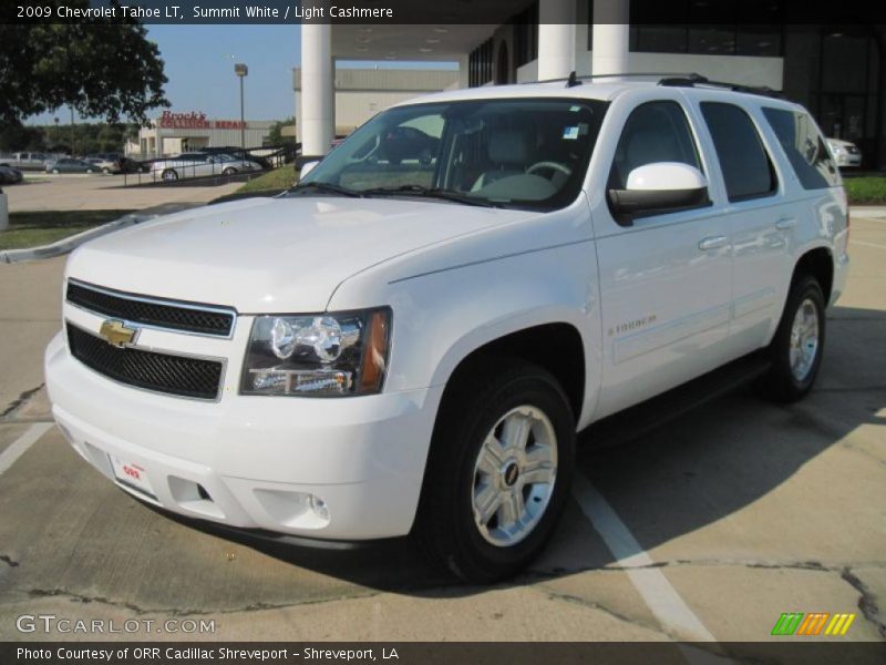 Summit White / Light Cashmere 2009 Chevrolet Tahoe LT