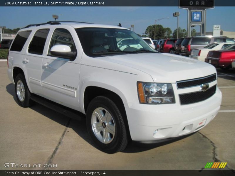 Summit White / Light Cashmere 2009 Chevrolet Tahoe LT