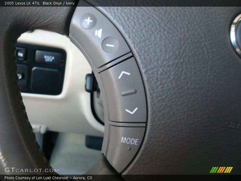 Black Onyx / Ivory 2005 Lexus LX 470