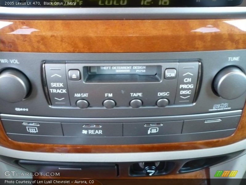 Black Onyx / Ivory 2005 Lexus LX 470