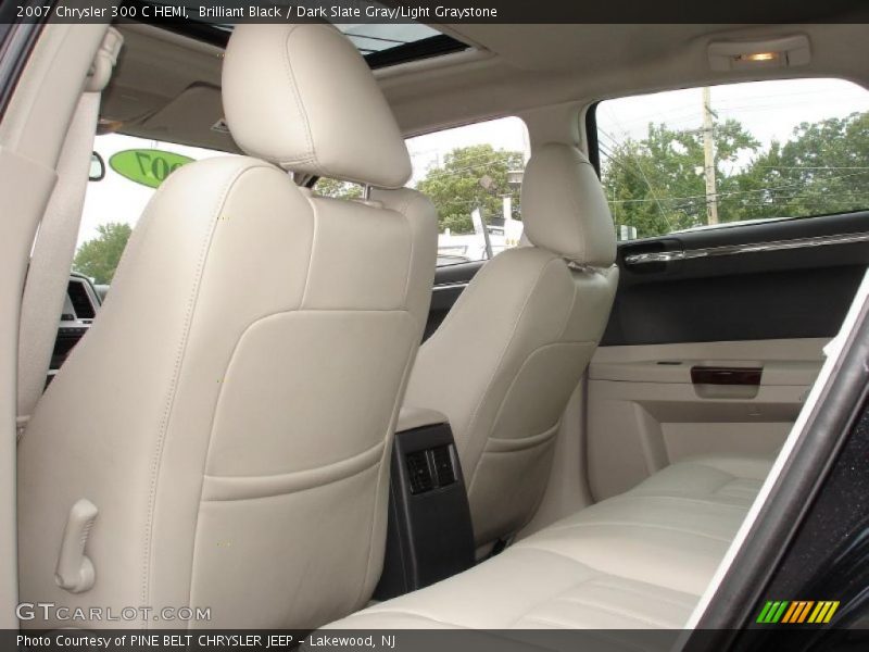 Brilliant Black / Dark Slate Gray/Light Graystone 2007 Chrysler 300 C HEMI