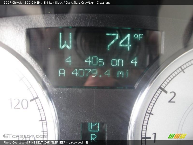 Brilliant Black / Dark Slate Gray/Light Graystone 2007 Chrysler 300 C HEMI
