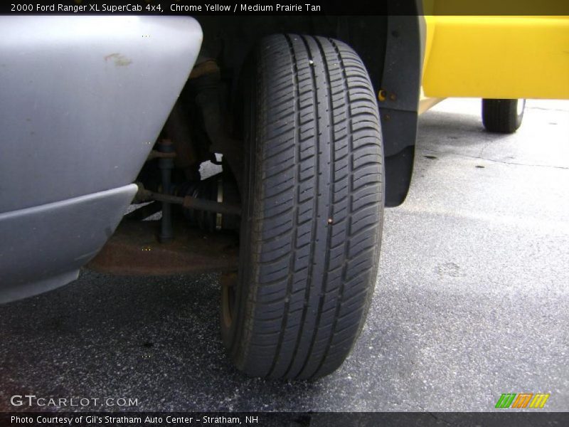 Chrome Yellow / Medium Prairie Tan 2000 Ford Ranger XL SuperCab 4x4