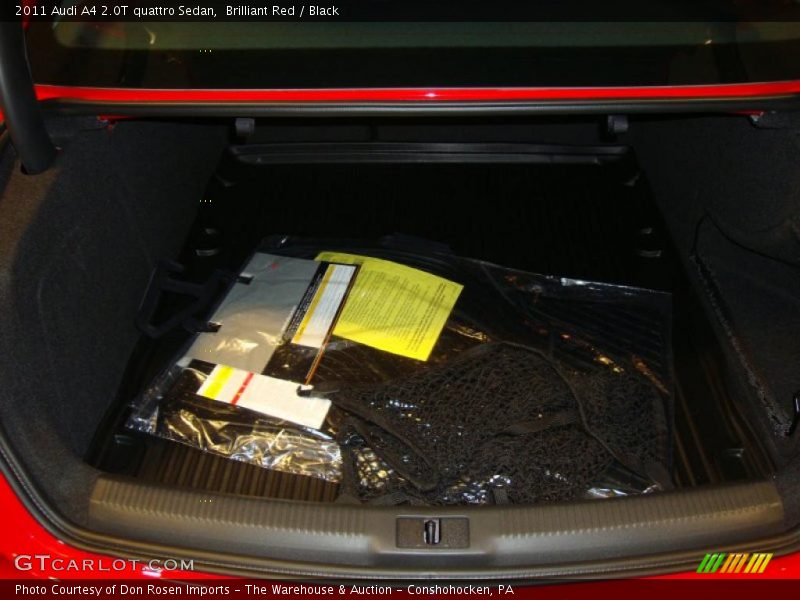 Brilliant Red / Black 2011 Audi A4 2.0T quattro Sedan